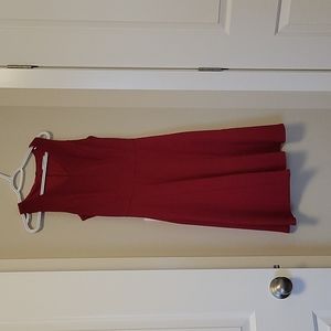 Classic Red Dress with POCKETS